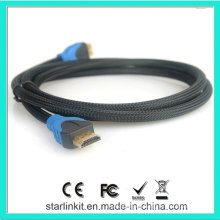 Cable de alta velocidad HDMI 3D 4k plateado negro azul